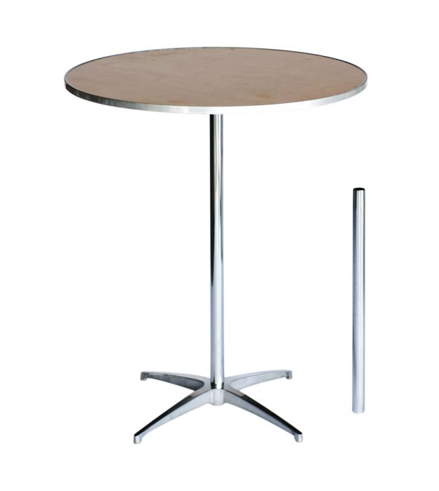 36 Round Plywood Tail High Boy, 36 Inch Round Table