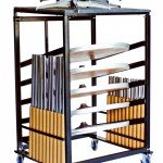 Steel Cocktail Table Cart for 30″ Tables 1