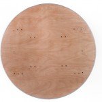 60″ Round “Heavy Duty” Plywood Banquet Table with Metal Edge 2