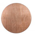 66″ Round “Heavy Duty” Plywood Banquet Table with Metal Edge 3