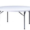 60" Round "Heavy Duty" Plastic Banquet Table