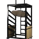 Steel Cocktail Table Cart for 30″ Tables 4