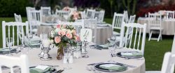 Banquet Table Setup and Decor