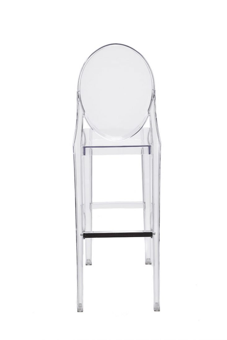 Clear Polycarbonate Ghost Barstool