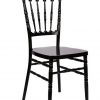 Black Resin "Inner Steel-Core" Napoleon Chair
