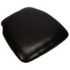 Black Vinyl Wood Base Chiavari Chair Cushion