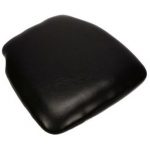 Black Vinyl Wood Base Chiavari Chair Cushion 1