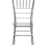 Clear Resin “Mono-Frame” Chiavari Chair 2
