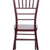 Fruitwood Resin "Inner Steel-Core" Stacking Chiavari Chair