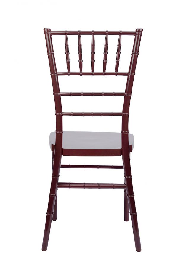 Fruitwood Resin "Inner Steel-Core" Stacking Chiavari Chair