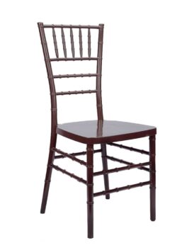 Fruitwood Resin "Inner Steel-Core" Stacking Chiavari Chair