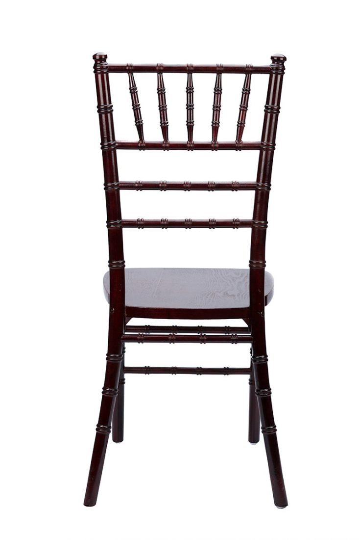 Mahogany Wood Stacking Chiavari Chair