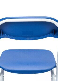 Blue Plastic Children's Folding Chair