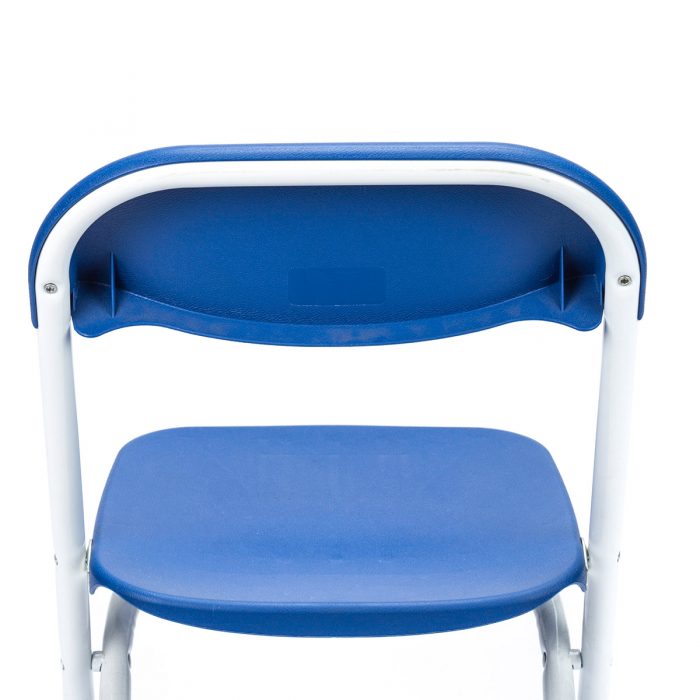 Blue Plastic Children's Folding Chair