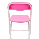Pink Plastic Children’s Folding Chair 3