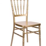 Gold Resin “Inner Steel-Core” Napoleon Chair 1