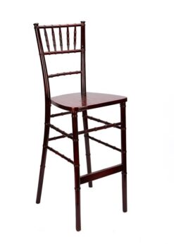 Mahogany Wood Chiavari Barstool