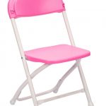 Pink Plastic Children’s Folding Chair 1