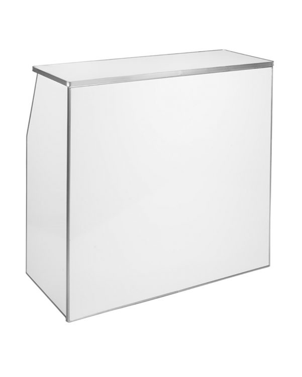 White Portable, Foldable Bar