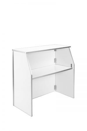 White Portable, Foldable Bar