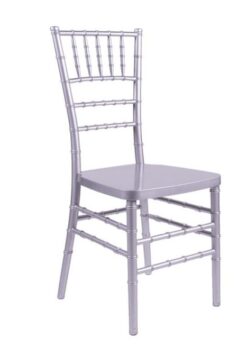 Silver Resin "Inner Steel-Core" Chiavari Chair