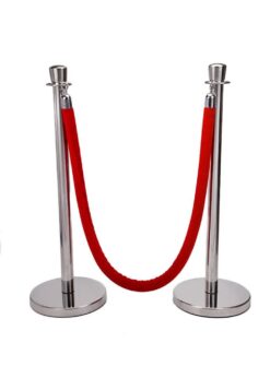 6' Red Velvet Stanchion Rope