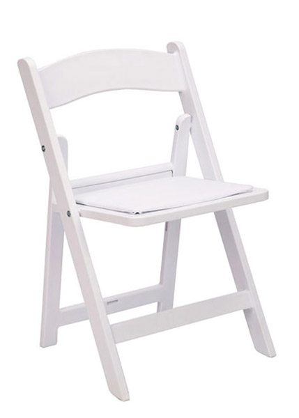 white portable chairs