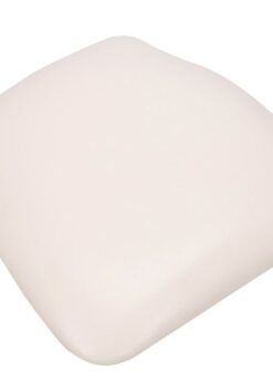 White (off-white) Vinyl Wood Base Chiavari Chair Cushion