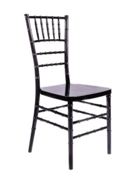 Black Resin "Inner Steel-Core" Chiavari Chair