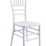 White Resin “Inner Steel-Core” Chiavari Chair 1