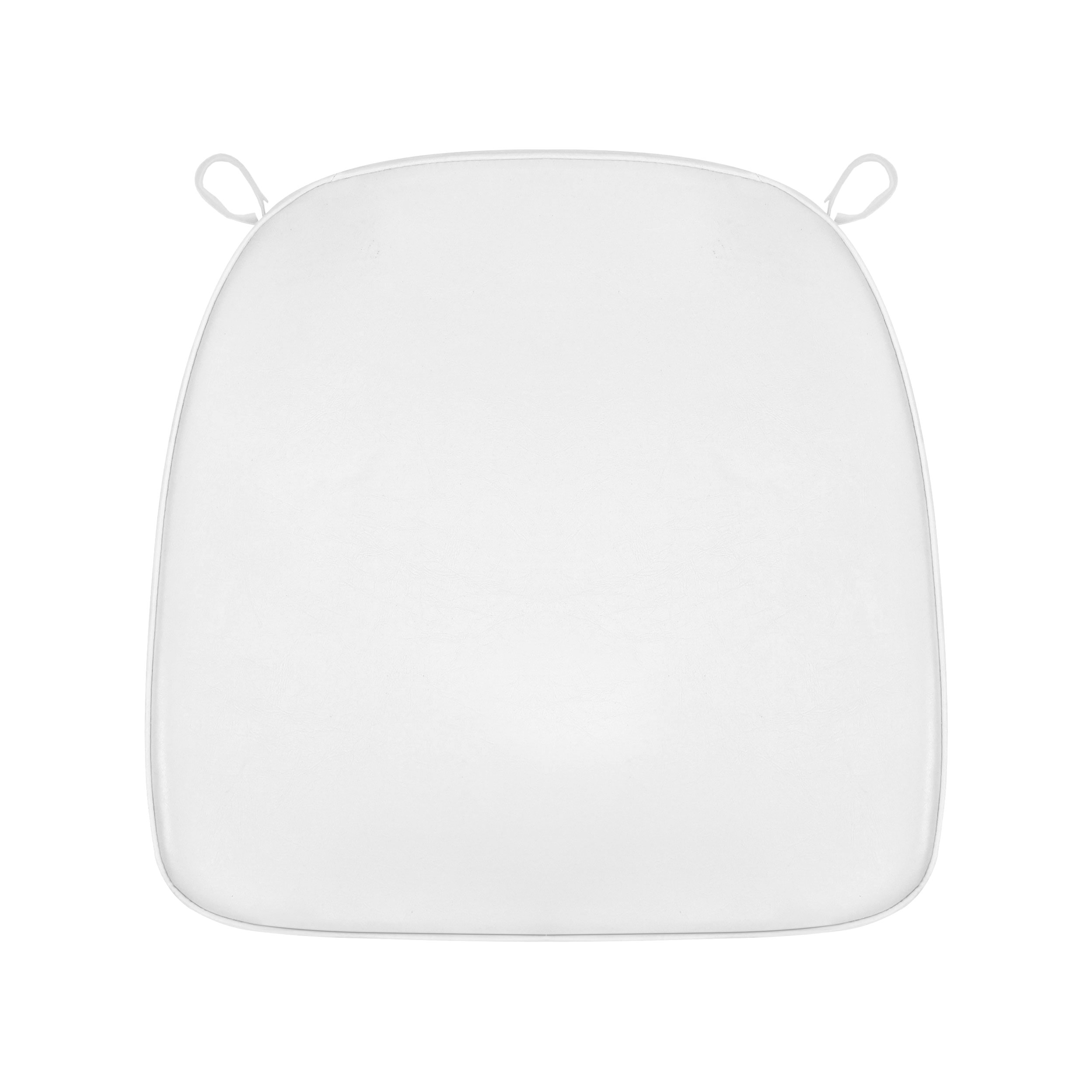2" White "High Density" Velcro Strap Chiavari Chair Cushion