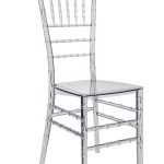 Clear Resin “Mono-Frame” Chiavari Chair