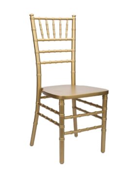 Gold Wood Stacking “ANSI BIFMA Certified” Chiavari Chair