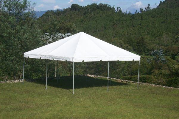 Tent Kit Frame 20x20 Top Frame Ropes Stakes Included TENT KIT 20X20 ET T