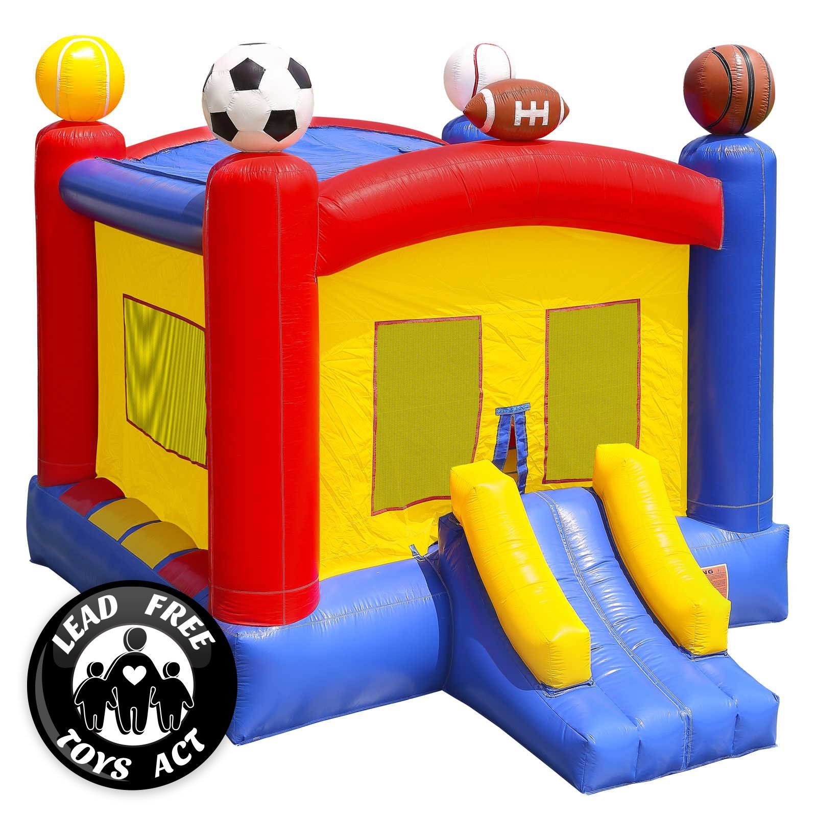 Commercial Grade Sports Bounce House with Blower 7