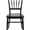 Black Steel Skeleton Napoleon Chair CNRB-STEEL-CX-T