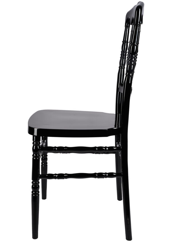 Black Steel Skeleton Napoleon Chair CNRB-STEEL-CX-T