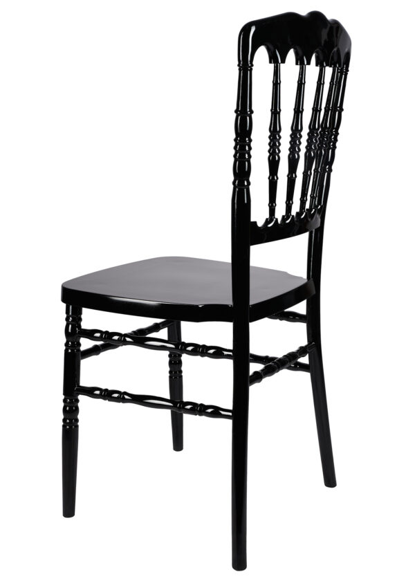 Black Steel Skeleton Napoleon Chair CNRB-STEEL-CX-T