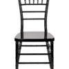 Black Resin Steel Skeleton Chiavari Chair by Chivari CCRB-STEEL-AX-T