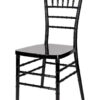 Black Resin Steel Skeleton Chiavari Chair by Chivari CCRB-STEEL-AX-T