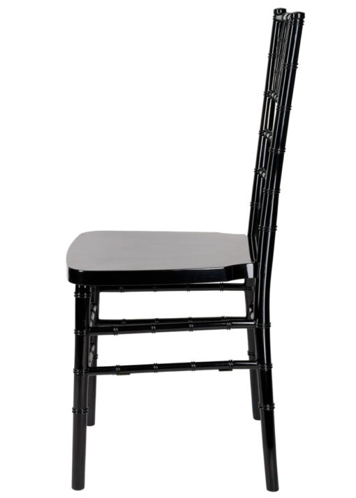 Black Resin Steel Skeleton Chiavari Chair by Chivari CCRB-STEEL-AX-T