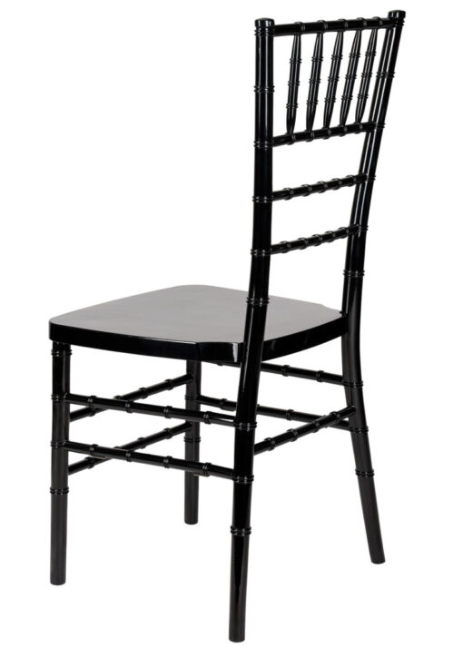 Black Resin Steel Skeleton Chiavari Chair by Chivari CCRB-STEEL-AX-T