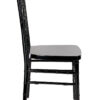 Black Resin Steel Skeleton Chiavari Chair by Chivari CCRB-STEEL-AX-T