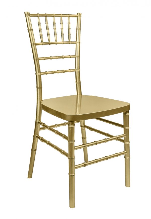 Chair Chiavari Resin Sparkling Gold Champagne Steel Core A Series CCRCHGSP STEEL AX T Right