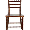 Fruitwood (Medium Brown) ToughWood Chiavari Chair by Chivari Front CCWFM-ZG-T