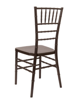 Fruitwood Resin Steel Skeleton Chiavari Chair (Amazing Unique Color) by Chivari Left CCRF-STEEL-AX-T