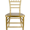 Gold Resin Steel Skeleton Chiavari Chair by Chivari Right Front CCRG-STEEL-AX-T