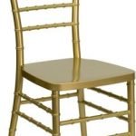 Gold Resin Chiavari Chair Steel Core Clip