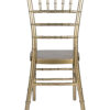 Sparkling Glitter Gold Champagne Resin Steel Skeleton Chiavari Chair by Chivari Back CCRCHGSP-STEEL-AX-T