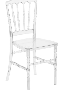 Clear Resin ProClear Napoleon Chair by Chivari CNRC-ZG-T